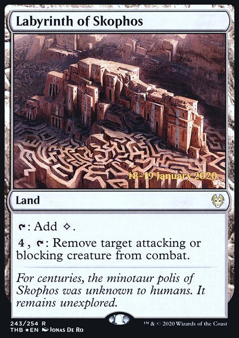 Labyrinth of Skophos, Theros Beyond Death Promos #243s, Magic: The Gathering card