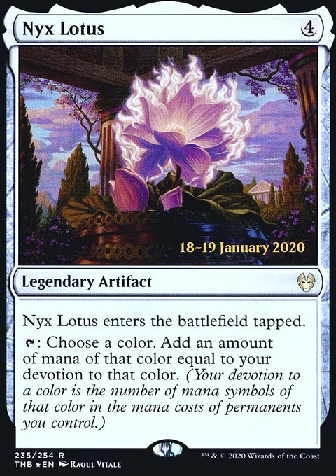 Nyx Lotus, Theros Beyond Death Promos #235s, Magic: The Gathering card