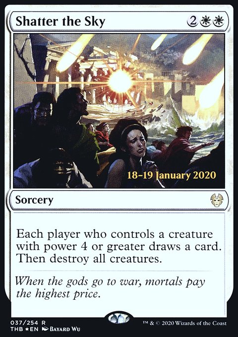 Shatter the Sky, Theros Beyond Death Promos #37s, Magic: The Gathering card