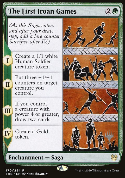 The First Iroan Games, Theros Beyond Death Promos #170p, Magic: The Gathering card