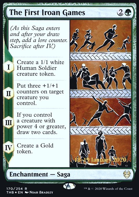 The First Iroan Games, Theros Beyond Death Promos #170s, Magic: The Gathering card