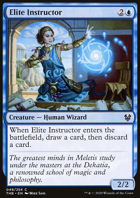 Elite Instructor, Theros Beyond Death #49, Magic: The Gathering card