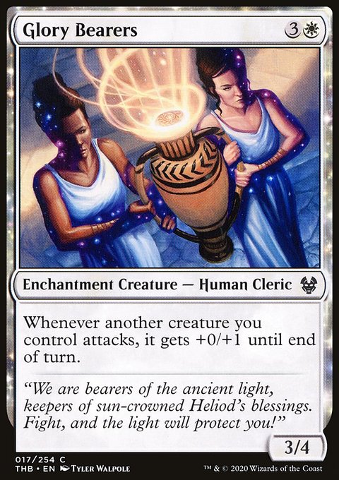 Glory Bearers, Theros Beyond Death #17, Magic: The Gathering card