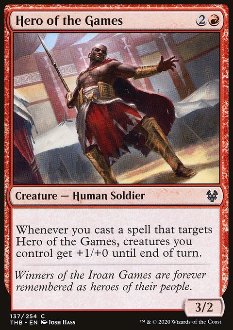Hero of the Games, Theros Beyond Death #137, Magic: The Gathering card
