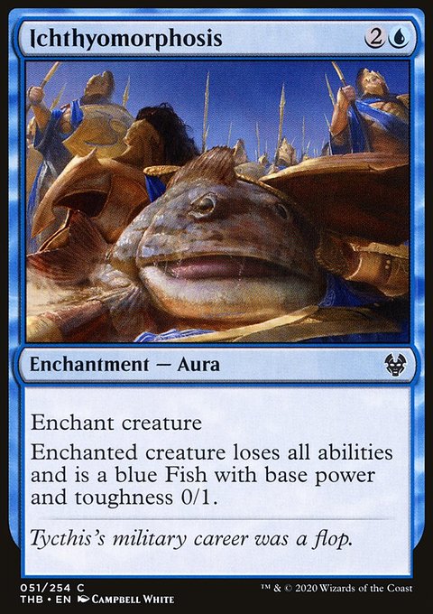 Ichthyomorphosis, Theros Beyond Death #51, Magic: The Gathering card