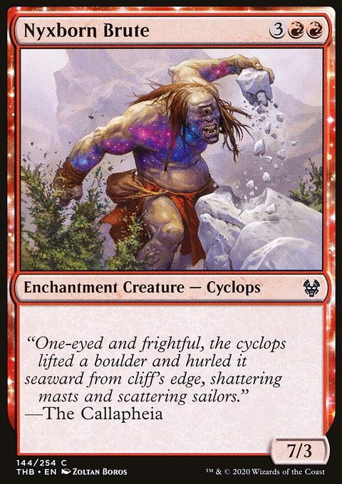 Nyxborn Brute, Theros Beyond Death #144, Magic: The Gathering card