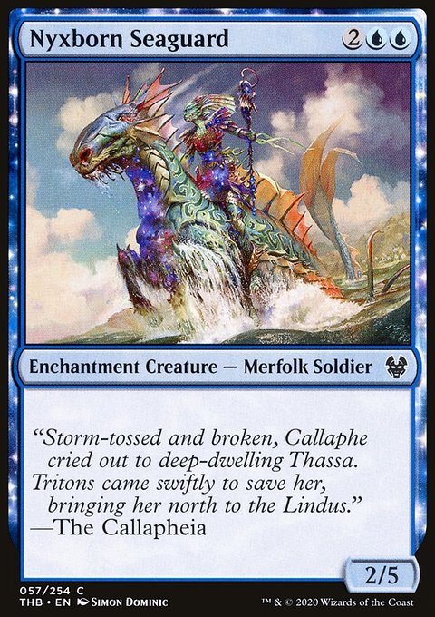 Nyxborn Seaguard, Theros Beyond Death #57, Magic: The Gathering card