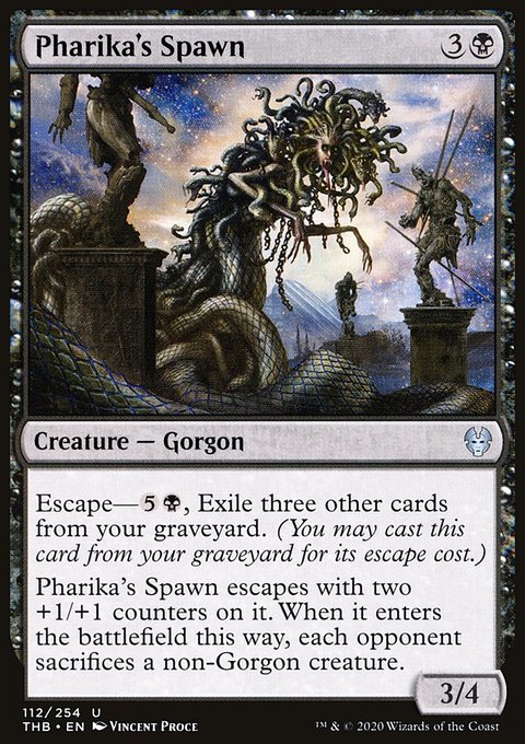 Pharika's Spawn, Theros Beyond Death #112, Magic: The Gathering card