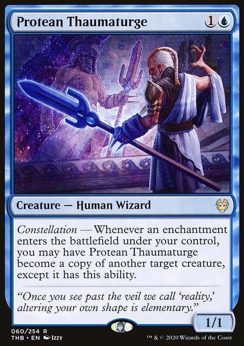Protean Thaumaturge, Theros Beyond Death #60, Magic: The Gathering card