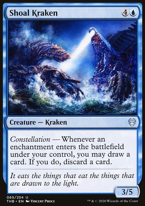 Shoal Kraken, Theros Beyond Death #65, Magic: The Gathering card