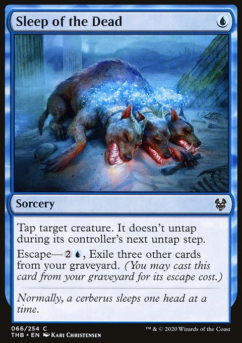 Sleep of the Dead, Theros Beyond Death #66, Magic: The Gathering card