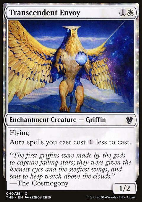 Transcendent Envoy, Theros Beyond Death #40, Magic: The Gathering card