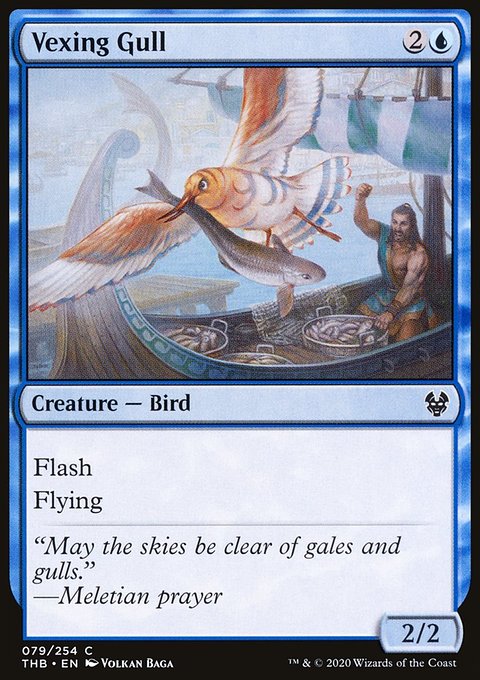 Vexing Gull, Theros Beyond Death #79, Magic: The Gathering card