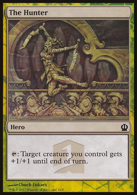 The Hunter, Theros Hero's Path #1e, Magic: The Gathering card