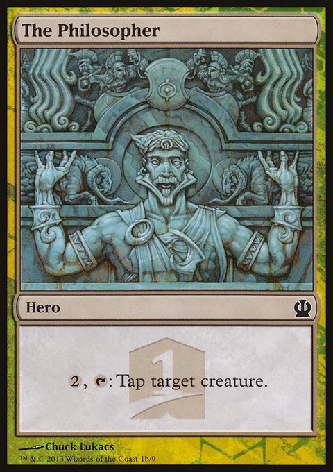 The Philosopher, Theros Hero's Path #1b, Magic: The Gathering card