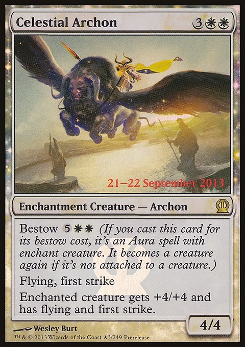 Celestial Archon, Theros Promos #3★, Magic: The Gathering card