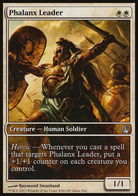Phalanx Leader, Theros Promos #26, Magic: The Gathering card