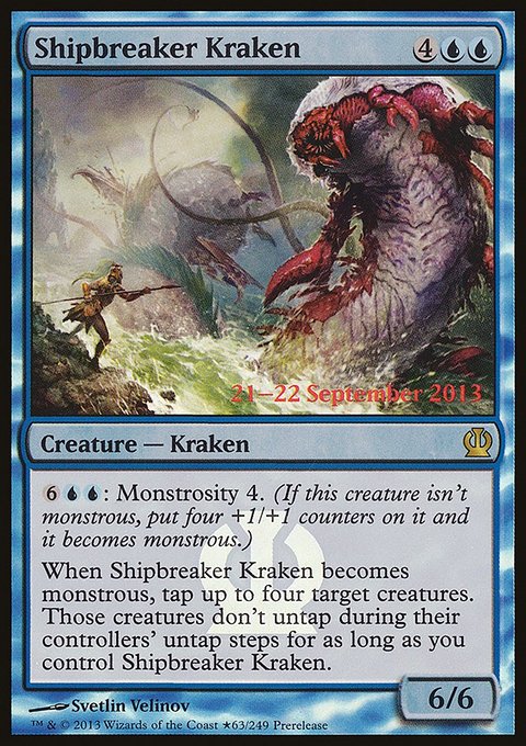 Shipbreaker Kraken, Theros Promos #63★, Magic: The Gathering card
