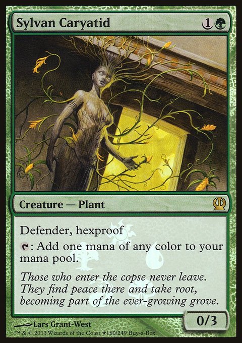 Sylvan Caryatid, Theros Promos #180★, Magic: The Gathering card
