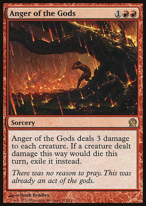 Anger of the Gods, Theros #112, Magic: The Gathering card