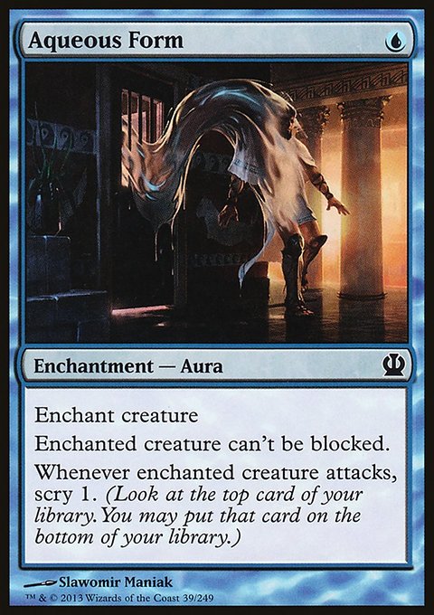 Aqueous Form, Theros #39, Magic: The Gathering card