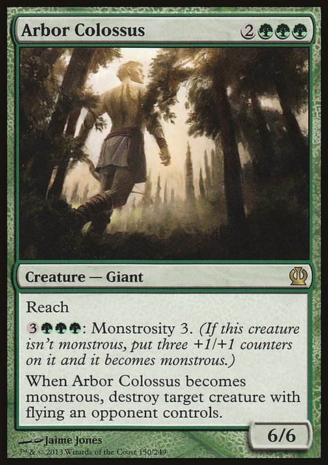 Arbor Colossus, Theros #150, Magic: The Gathering card