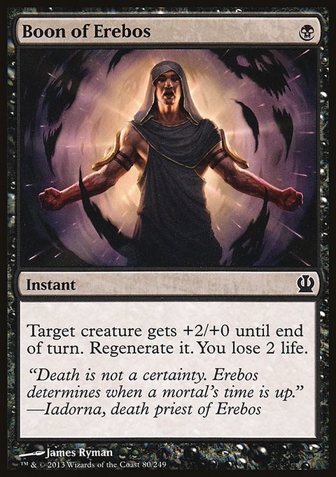 Boon of Erebos, Theros #80, Magic: The Gathering card