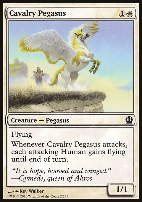 Cavalry Pegasus, Theros #2, Magic: The Gathering card