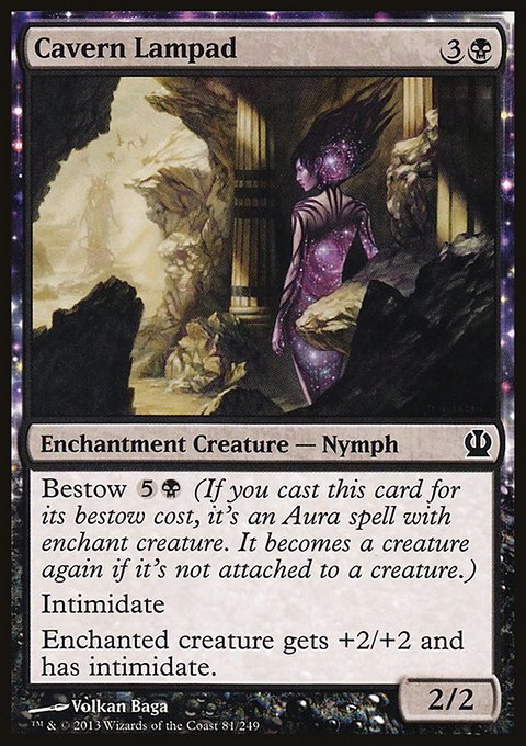 Cavern Lampad, Theros #81, Magic: The Gathering card