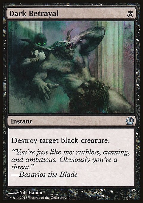 Dark Betrayal, Theros #83, Magic: The Gathering card