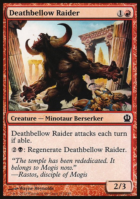 Deathbellow Raider, Theros #117, Magic: The Gathering card