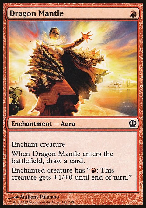 Dragon Mantle, Theros #119, Magic: The Gathering card