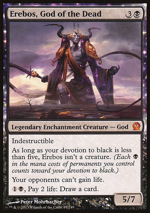 Erebos, God of the Dead, Theros #85, Magic: The Gathering card