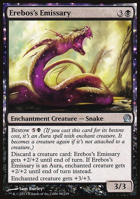 Erebos's Emissary, Theros #86, Magic: The Gathering card