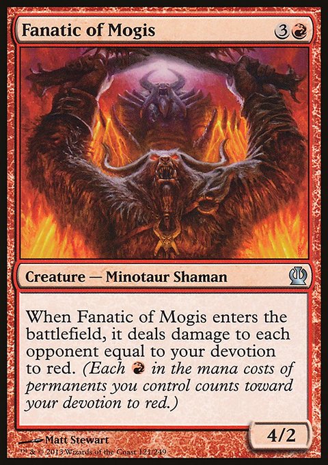 Fanatic of Mogis, Theros #121, Magic: The Gathering card
