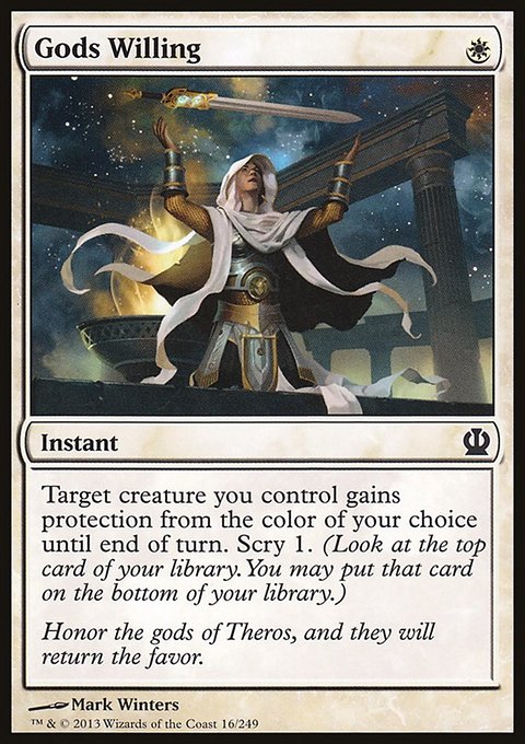 Gods Willing, Theros #16, Magic: The Gathering card