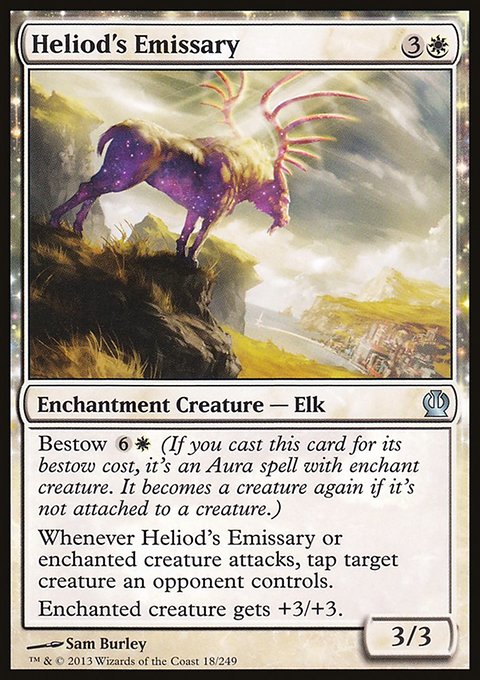 Heliod's Emissary, Theros #18, Magic: The Gathering card