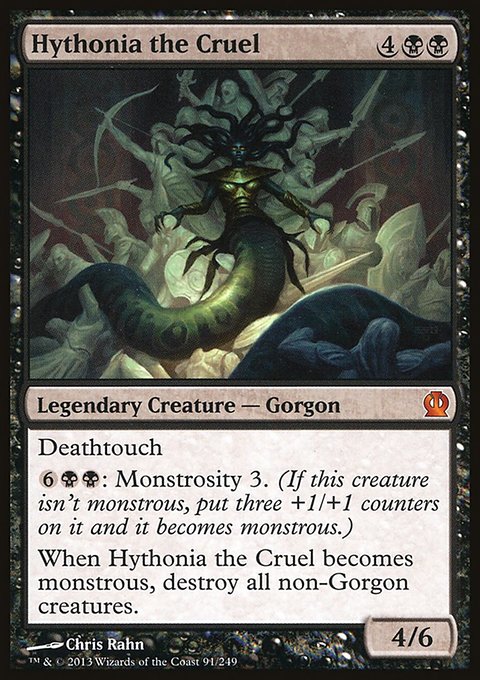 Hythonia the Cruel, Theros #91, Magic: The Gathering card