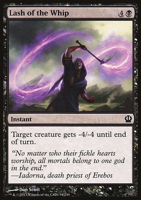 Lash of the Whip, Theros #94, Magic: The Gathering card