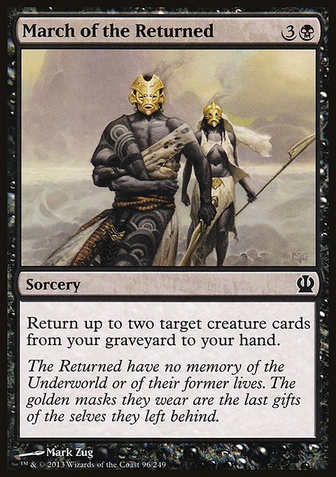 March of the Returned, Theros #96, Magic: The Gathering card