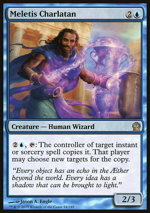Meletis Charlatan, Theros #54, Magic: The Gathering card
