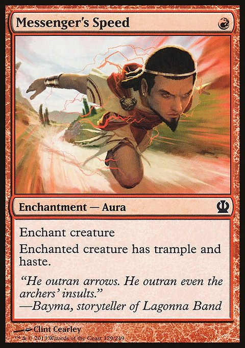 Messenger's Speed, Theros #129, Magic: The Gathering card