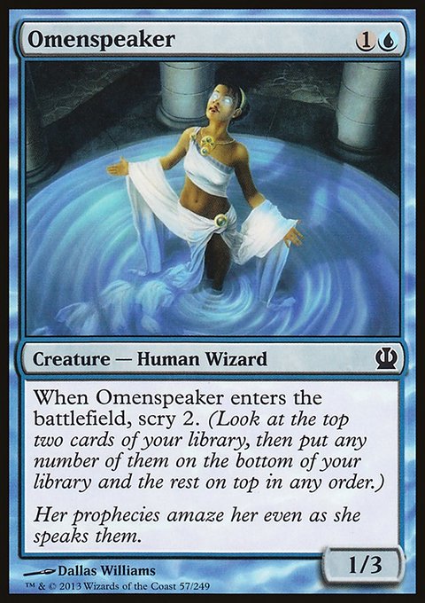 Omenspeaker, Theros #57, Magic: The Gathering card