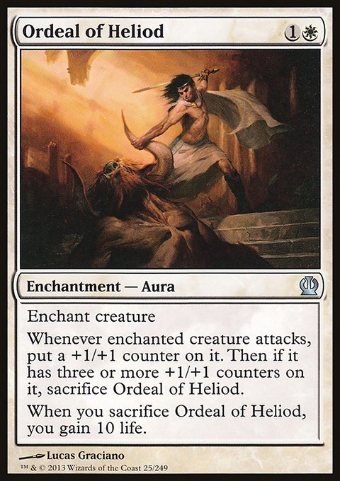 Ordeal of Heliod, Theros #25, Magic: The Gathering card