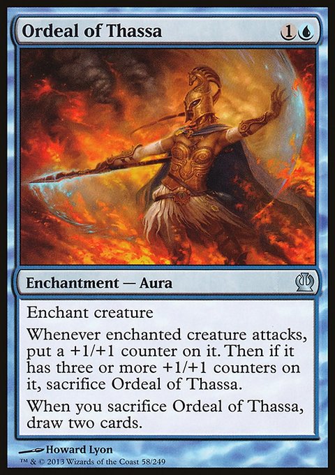 Ordeal of Thassa, Theros #58, Magic: The Gathering card