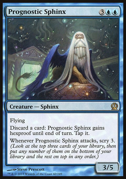 Prognostic Sphinx, Theros #60, Magic: The Gathering card