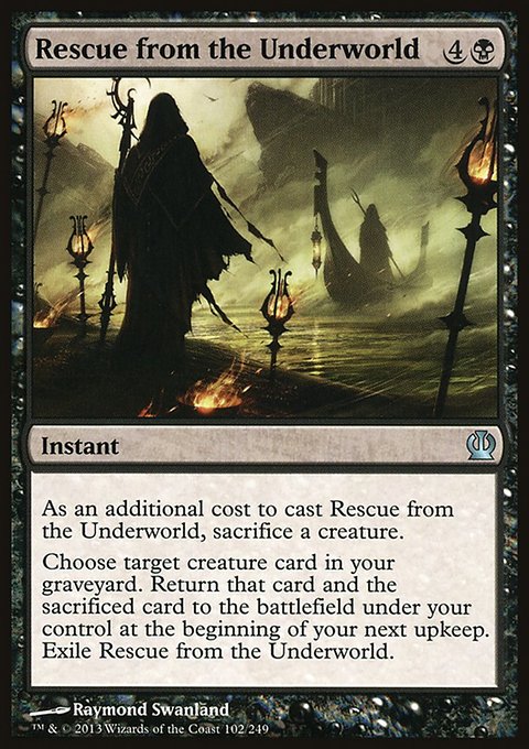 Rescue from the Underworld, Theros #102, Magic: The Gathering card