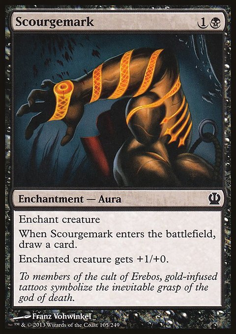 Scourgemark, Theros #105, Magic: The Gathering card