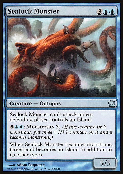 Sealock Monster, Theros #62, Magic: The Gathering card
