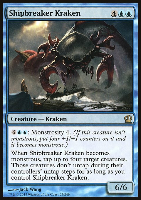 Shipbreaker Kraken, Theros #63, Magic: The Gathering card